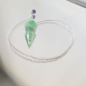 Rainbow Fluorite Pendulums